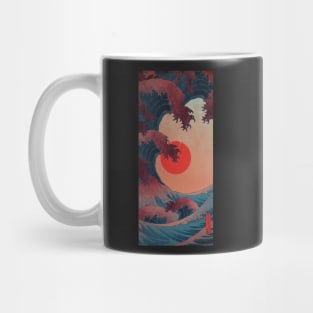 Japanese abstract Mug